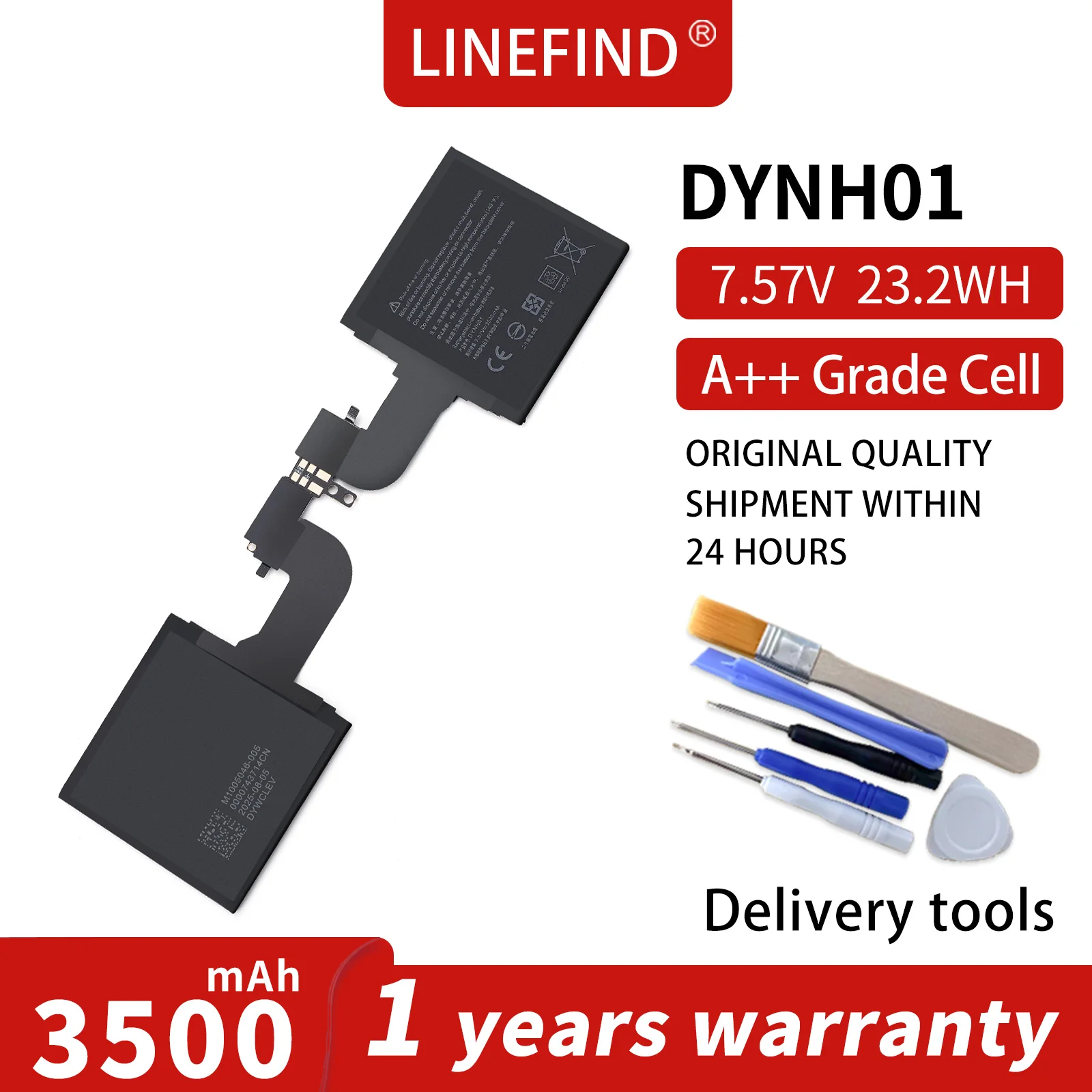 LINEFIND DYNH01 DYNH02 For Microsoft Surface Book 2 15 inches 1793 3070mAh with Tools
LINEFIND DYNH01 DYNH02 For Microsoft Surface Book 2 15 inches 1793 3070mAh with Tools