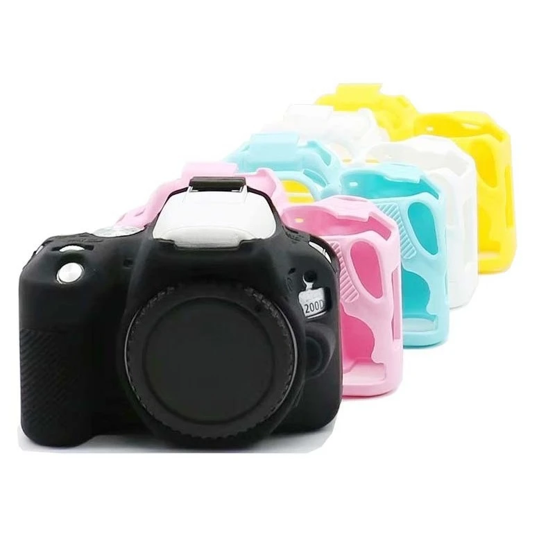 For Canon SLR EOS 200D 200DII protective cover silicone cover Camera Bag
For Canon SLR EOS 200D 200DII protective cover silicone cover Camera Bag