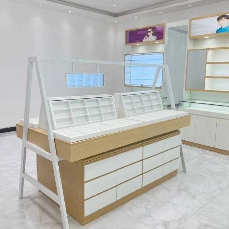 Custom. Glasses Counter Display Cabinet Glasses Store Shelf Combination Showcase Multi-Functional Glass Cabinet Double-Sided Sho
Custom. Glasses Counter Display Cabinet Glasses Store Shelf Combination Showcase Multi-Functional Glass Cabinet Double-Sided Sho