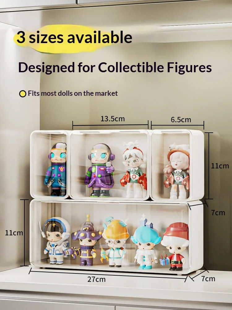 Blind Box Display Case Acrylic Storage Organizer Dustproof Showcase for Figures Popmart Collectibles Transparent Box Rack
Blind Box Display Case Acrylic Storage Organizer Dustproof Showcase for Figures Popmart Collectibles Transparent Box Rack