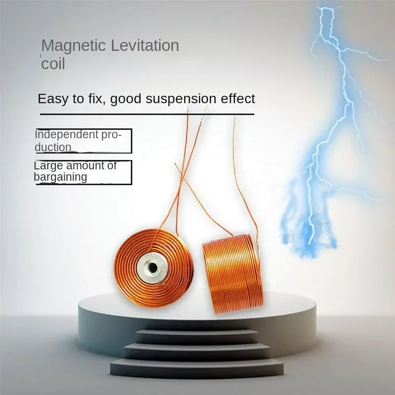 4/8PCS 22x12mm Magnetic Levitation Coils | 800g Thrust DIY Copper System | Large OD Levitator for Science Projects
4/8PCS 22x12mm Magnetic Levitation Coils | 800g Thrust DIY Copper System | Large OD Levitator for Science Projects