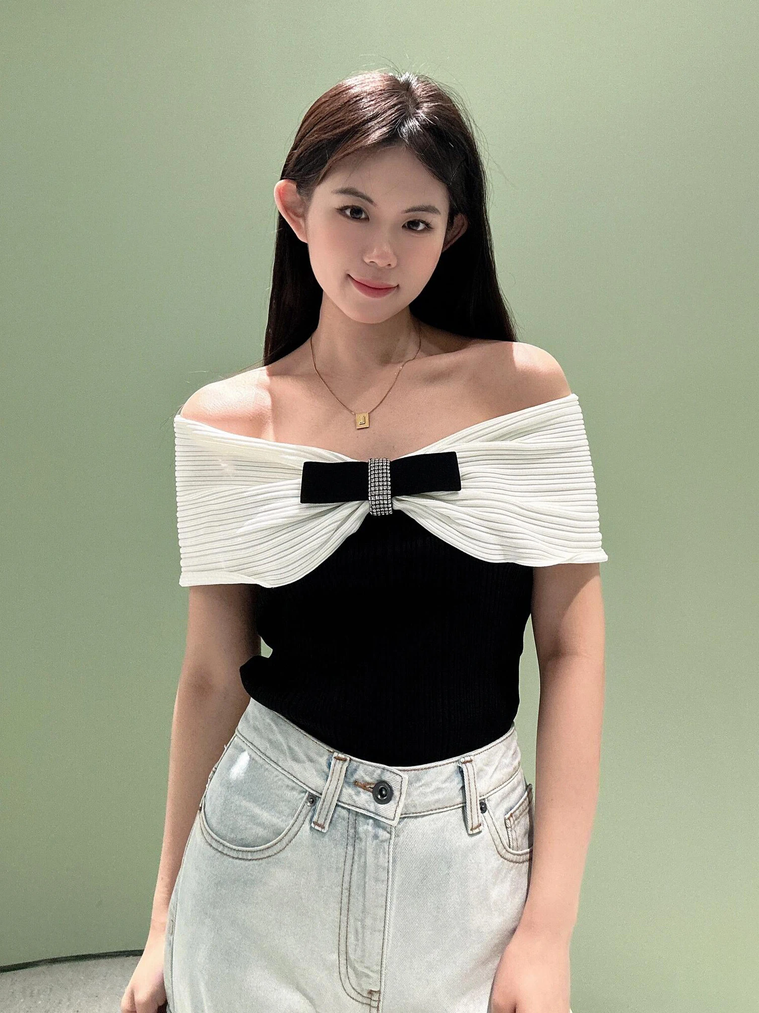 Sweet Knot Short Shoulder Evening Party Dress SelfSP Home Spring Summer Elegant High Waist Long Sleeve Wool Blend
Sweet Knot Short Shoulder Evening Party Dress SelfSP Home Spring Summer Elegant High Waist Long Sleeve Wool Blend