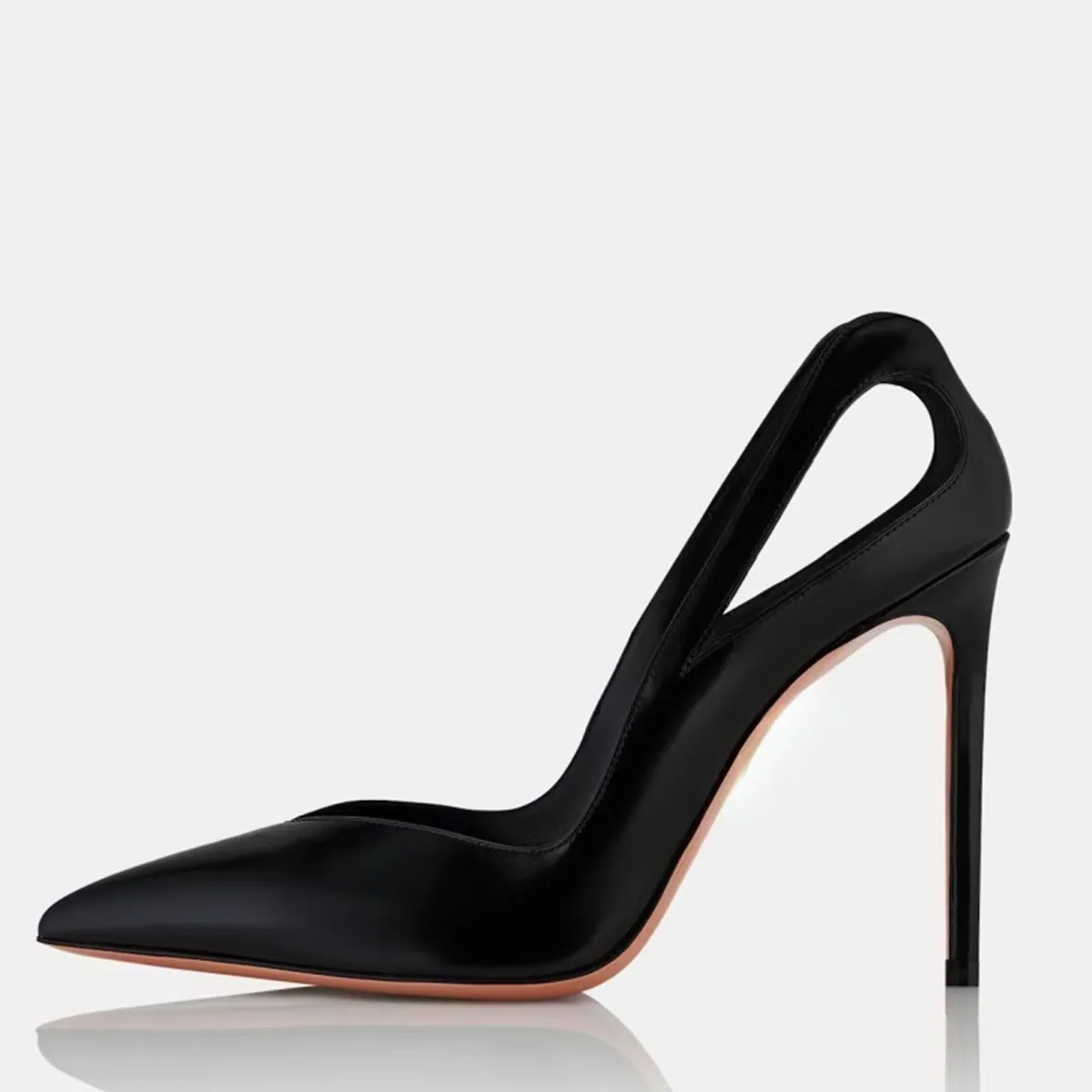 Arden Furtado Summer Black PU Hollow Banquet shoes Pointed Shallow Super high heel Sexy Pumps Extra large size Single shoe
Arden Furtado Summer Black PU Hollow Banquet shoes Pointed Shallow Super high heel Sexy Pumps Extra large size Single shoe