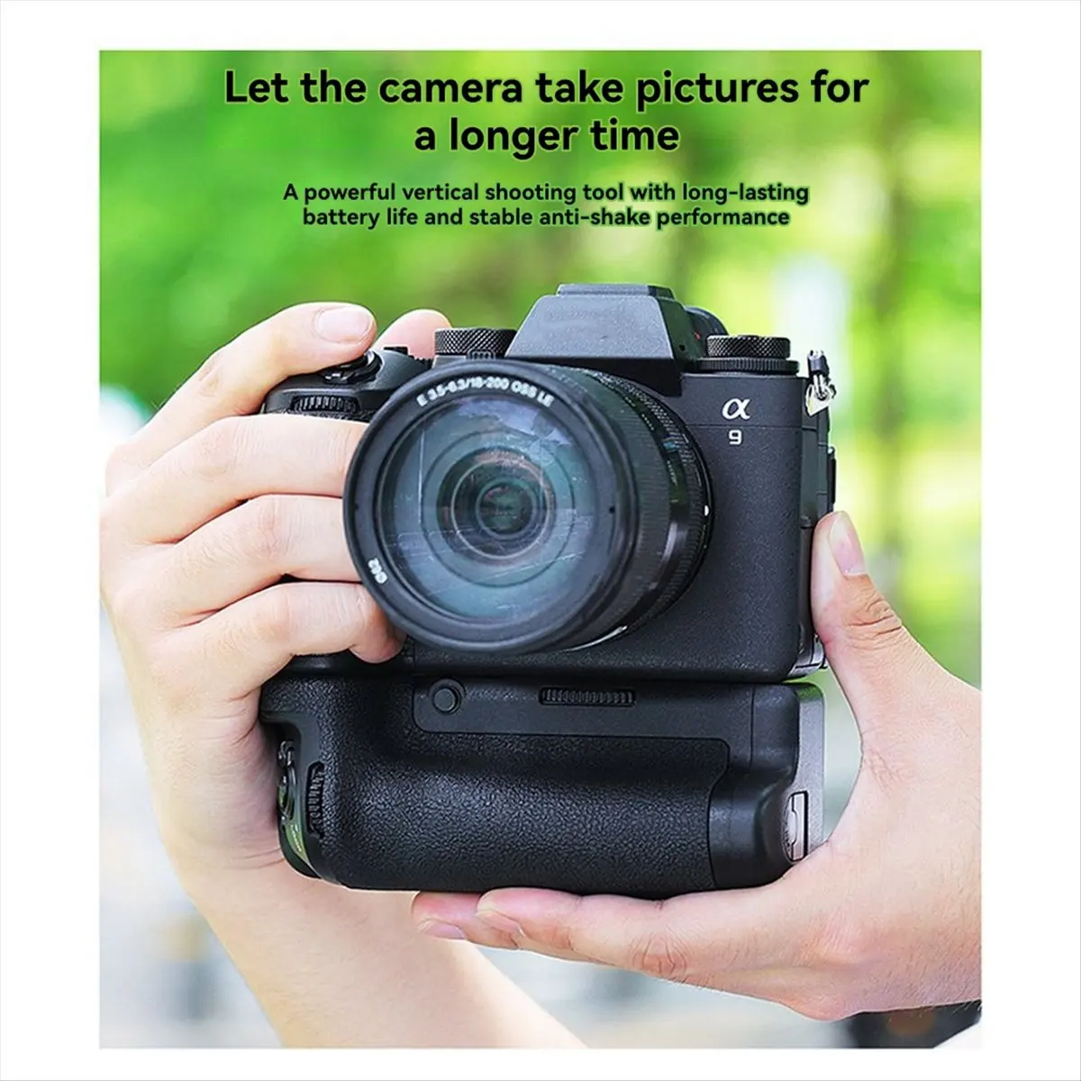 ABJA Vertical Battery Grip for Sony A1II A9III Camera Holder Replace VG-C5 Camera Battery Grip
ABJA Vertical Battery Grip for Sony A1II A9III Camera Holder Replace VG-C5 Camera Battery Grip