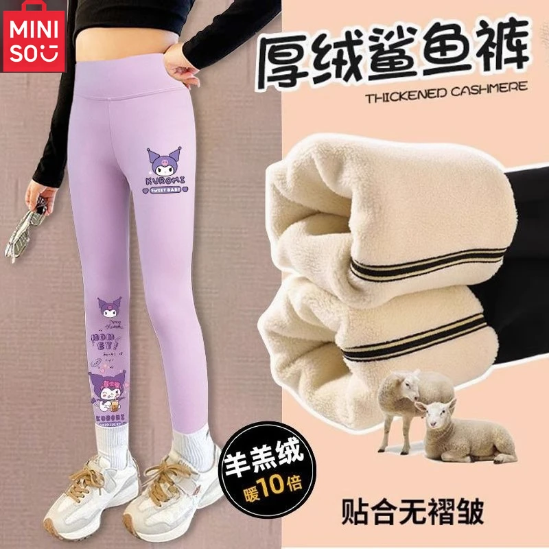 Sanrio Girl Shark Pants Kuromi Kawaii Anime Fashion Winter Student Keep Warm Motion Yoga Long Pants Leggings Children Clothing
Sanrio Girl Shark Pants Kuromi Kawaii Anime Fashion Winter Student Keep Warm Motion Yoga Long Pants Leggings Children Clothing