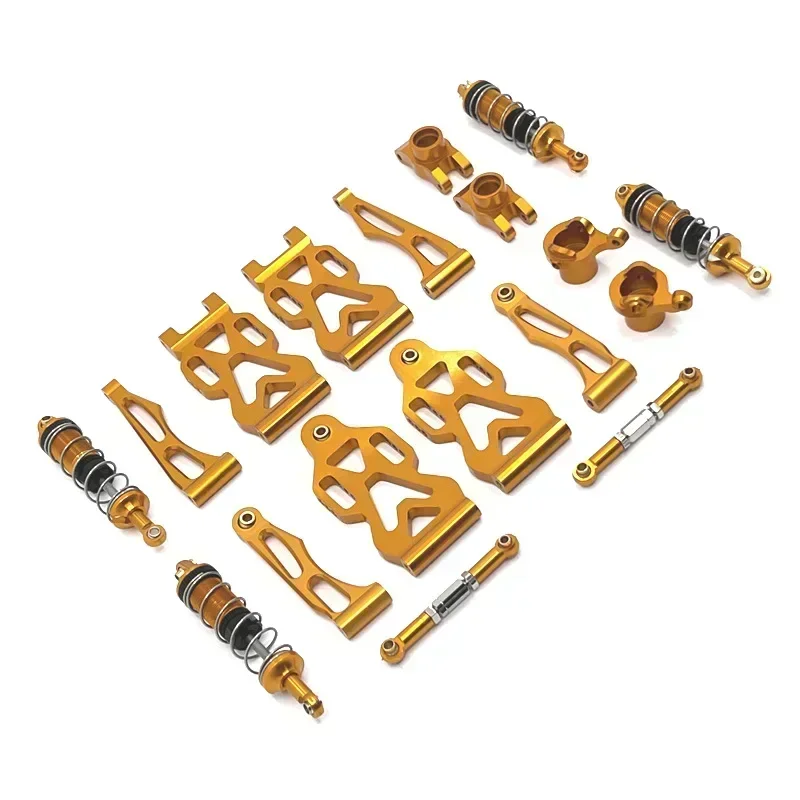 Metal Upgrade Parts Kit Front and Rear Arm Shock Absorber for SCY 16101 16102 16106 16201 JJRC Q130A Q130B Q141 Q117 1/16 RC Car
Metal Upgrade Parts Kit Front and Rear Arm Shock Absorber for SCY 16101 16102 16106 16201 JJRC Q130A Q130B Q141 Q117 1/16 RC Car