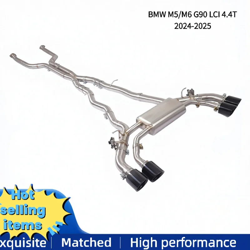 Выхлоп CatBack для BMW M5/M6 G90 LCI 4.4T 2024-2025, выхлопная труба X, глушитель с контроллером и модификацией наконечника, звуковая волна
Выхлоп CatBack для BMW M5/M6 G90 LCI 4.4T 2024-2025, выхлопная труба X, глушитель с контроллером и модификацией наконечника, звуковая волна