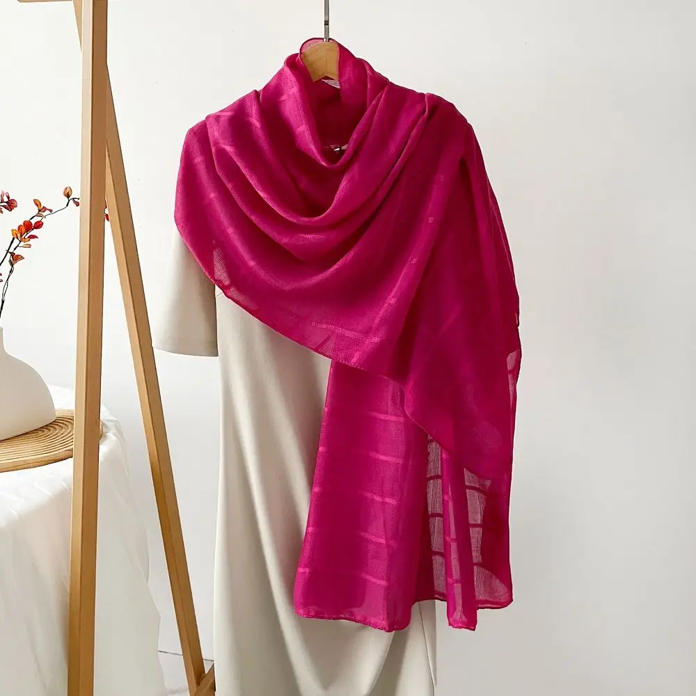 Headkerchief Korean Luxury Silk Scarf Elegant Strip Women's Shawls Pure Color Thin Long Silk Shawls Lady
Headkerchief Korean Luxury Silk Scarf Elegant Strip Women's Shawls Pure Color Thin Long Silk Shawls Lady