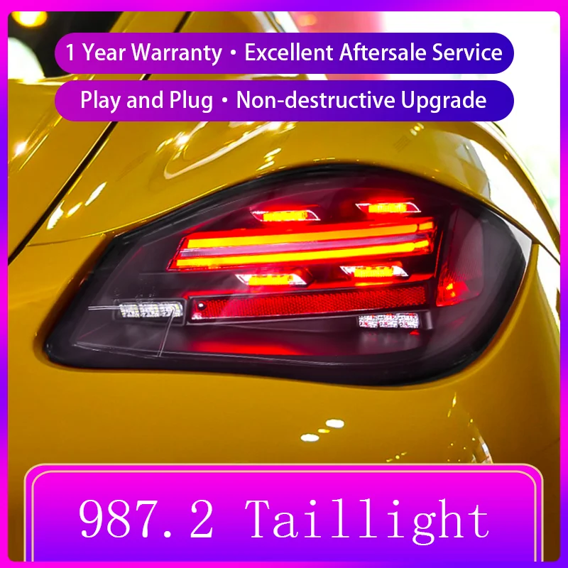 Автомобильные фары для Porsche BOXSTER 2009-2012, задние фары DRL, задние фары, динамический сигнал поворота, полный цвет, аксессуары для тормозов
Автомобильные фары для Porsche BOXSTER 2009-2012, задние фары DRL, задние фары, динамический сигнал поворота, полный цвет, аксессуары для тормозов