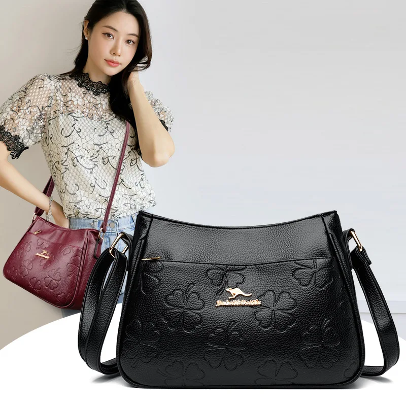2025 New Women's Temperament Shoulder Bag Fashion Embossed Middle-aged Mother Hand Bag Simple Versatile Messenger Bag Tide
2025 New Women's Temperament Shoulder Bag Fashion Embossed Middle-aged Mother Hand Bag Simple Versatile Messenger Bag Tide