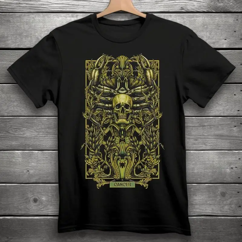 Рак Знак Зодиака Готический Череп Черная Футболка S 3Xl
Рак Знак Зодиака Готический Череп Черная Футболка S 3Xl