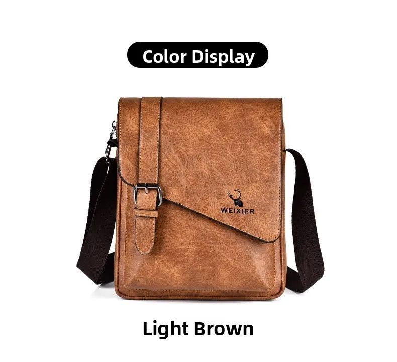 Men's Retro Casual Crossbody Bag Large Capacity Tote Bag Versatile Diagonal Hanging Bag Japanese Style Single Shoulder Bag Men's Retro Casual Crossbody Bag Large Capacity Tote Bag Versatile Diagonal Hanging Bag Japanese Style Single Shoulder Bag