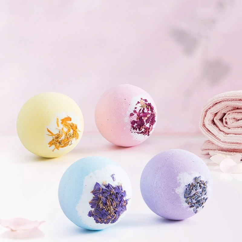 Essential Oil Explosive Bath Balls, Bubble Salt Bath Balls, Dried Flower Bath Salt Balls 4 Packs of 100g Bath Balls
Essential Oil Explosive Bath Balls, Bubble Salt Bath Balls, Dried Flower Bath Salt Balls 4 Packs of 100g Bath Balls