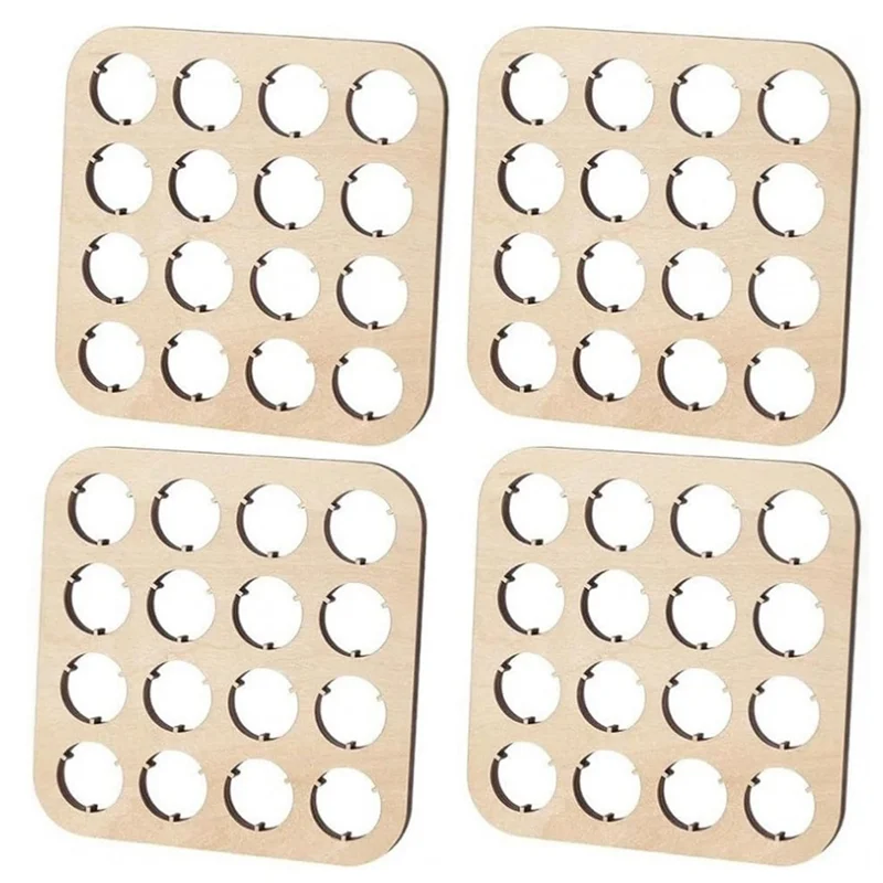 New Shown-For Collector Organizer 4 PCS Wooden Beer Bottle Cap Display Stands, 16-Slot Navajo Collection Coaster Cobs, 4.33X4.33
New Shown-For Collector Organizer 4 PCS Wooden Beer Bottle Cap Display Stands, 16-Slot Navajo Collection Coaster Cobs, 4.33X4.33