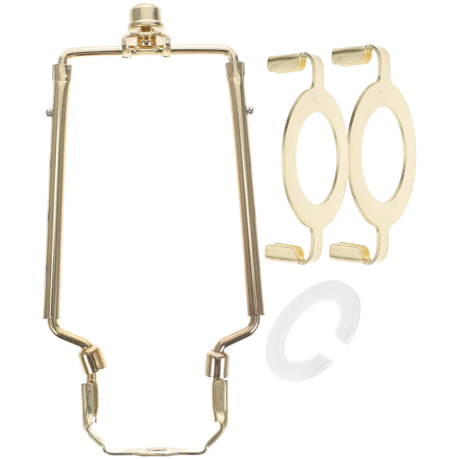 1Set Adjustable Lampshade Bracket Alloy Lamp Shade Harp Holder Rust Proof Electroplated Lighting Accessory for Table Floor Desk
1Set Adjustable Lampshade Bracket Alloy Lamp Shade Harp Holder Rust Proof Electroplated Lighting Accessory for Table Floor Desk
