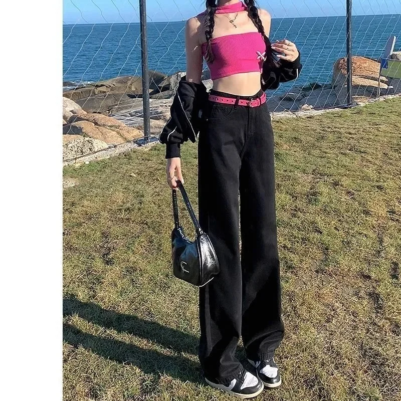 Korean 2025 New White Wide-leg Jeans Women Spring Summer High Waist Loose Casual Wild Straight Denim Pants Lady Cowboy Trousers
Korean 2025 New White Wide-leg Jeans Women Spring Summer High Waist Loose Casual Wild Straight Denim Pants Lady Cowboy Trousers