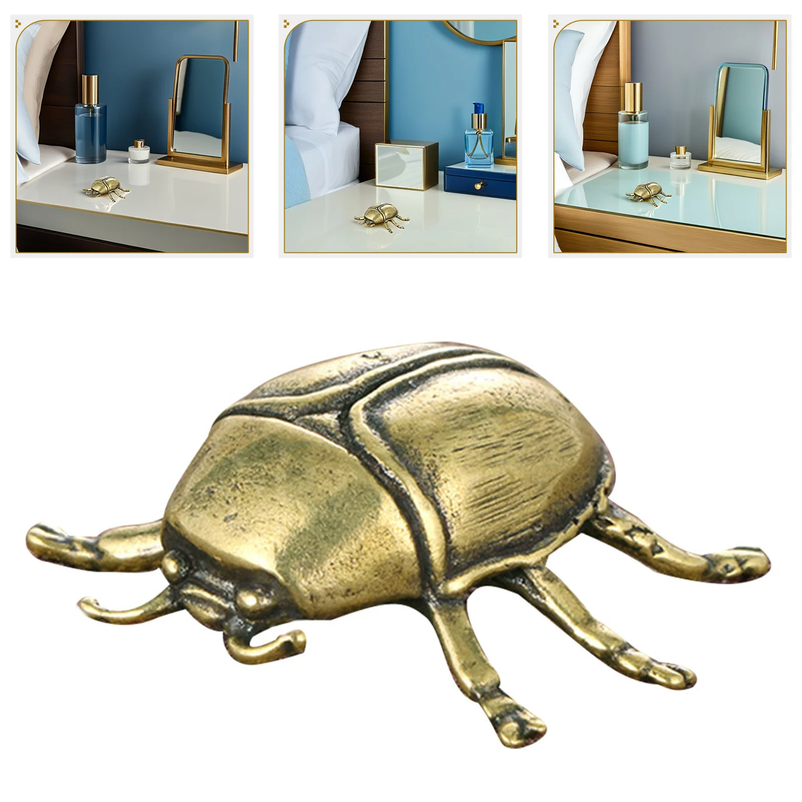 Creative Exquisite Brass Beetle Desktop Ornament Beetle Shaped Decor Unique Desktop Craft For Home Office Indoor
Creative Exquisite Brass Beetle Desktop Ornament Beetle Shaped Decor Unique Desktop Craft For Home Office Indoor