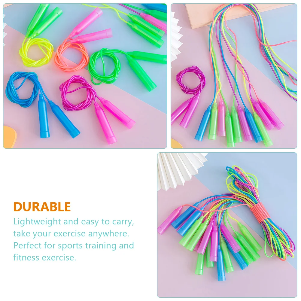 12pcs Jump Rope Children Fitness Ropes Adjustable Length Colorful Handles Soft Grip Kids Jump Rope Balance Training
12pcs Jump Rope Children Fitness Ropes Adjustable Length Colorful Handles Soft Grip Kids Jump Rope Balance Training