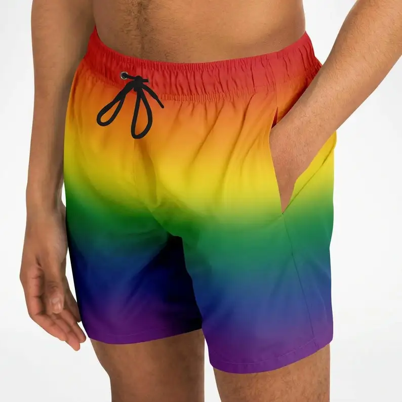 2026 Summer New Men's Shorts Rainbow Gradient Print Casual Outdoor Sports Fast Drying Beach Mesh Vacation Pocket Shorts
2026 Summer New Men's Shorts Rainbow Gradient Print Casual Outdoor Sports Fast Drying Beach Mesh Vacation Pocket Shorts