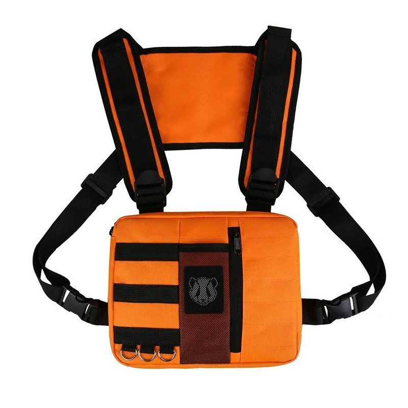 Hip-hop Streetwear Men Chest Rig Bags High Quality Oxford Cloth Unisex Chest Packs Multi-function Tactical Vest Backpacks Male
Hip-hop Streetwear Men Chest Rig Bags High Quality Oxford Cloth Unisex Chest Packs Multi-function Tactical Vest Backpacks Male
