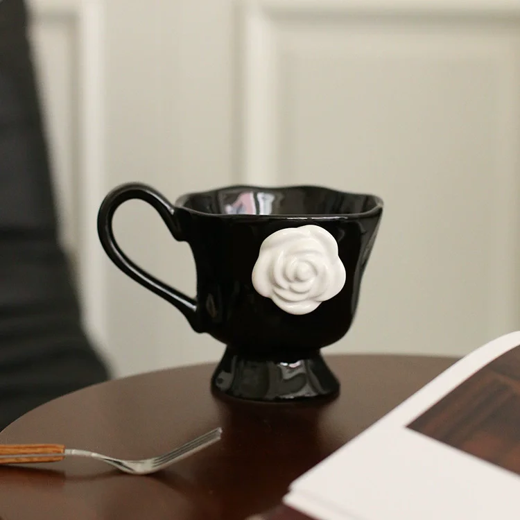350Ml High-End Camellia Mug Exquisite Niche Design Ceramic Mug Afternoon Tea Camellia Ceramic Cup Mug Coffee Cup Gift Souveni
350Ml High-End Camellia Mug Exquisite Niche Design Ceramic Mug Afternoon Tea Camellia Ceramic Cup Mug Coffee Cup Gift Souveni