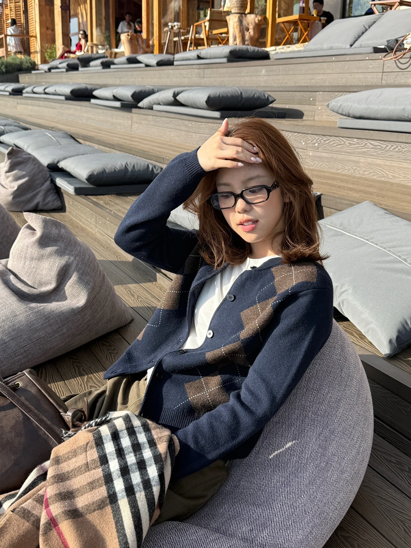 Korean Sle Faion Color Blo Diamond Pattern round Ne Knitted Open Cardigan Women's Autumn Winter Slim Fit Casual Versa...
Korean Sle Faion Color Blo Diamond Pattern round Ne Knitted Open Cardigan Women's Autumn Winter Slim Fit Casual Versa...