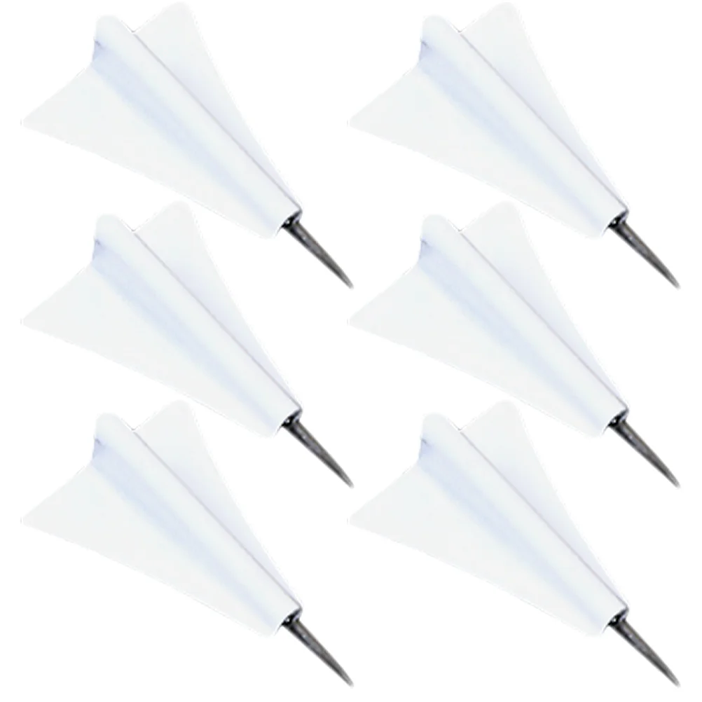 6pcs Paper Airplane Thumbtacks White Pushpins for Bulletin Board Home Office Decor Supplies Soft Cork Pin Craft
6pcs Paper Airplane Thumbtacks White Pushpins for Bulletin Board Home Office Decor Supplies Soft Cork Pin Craft