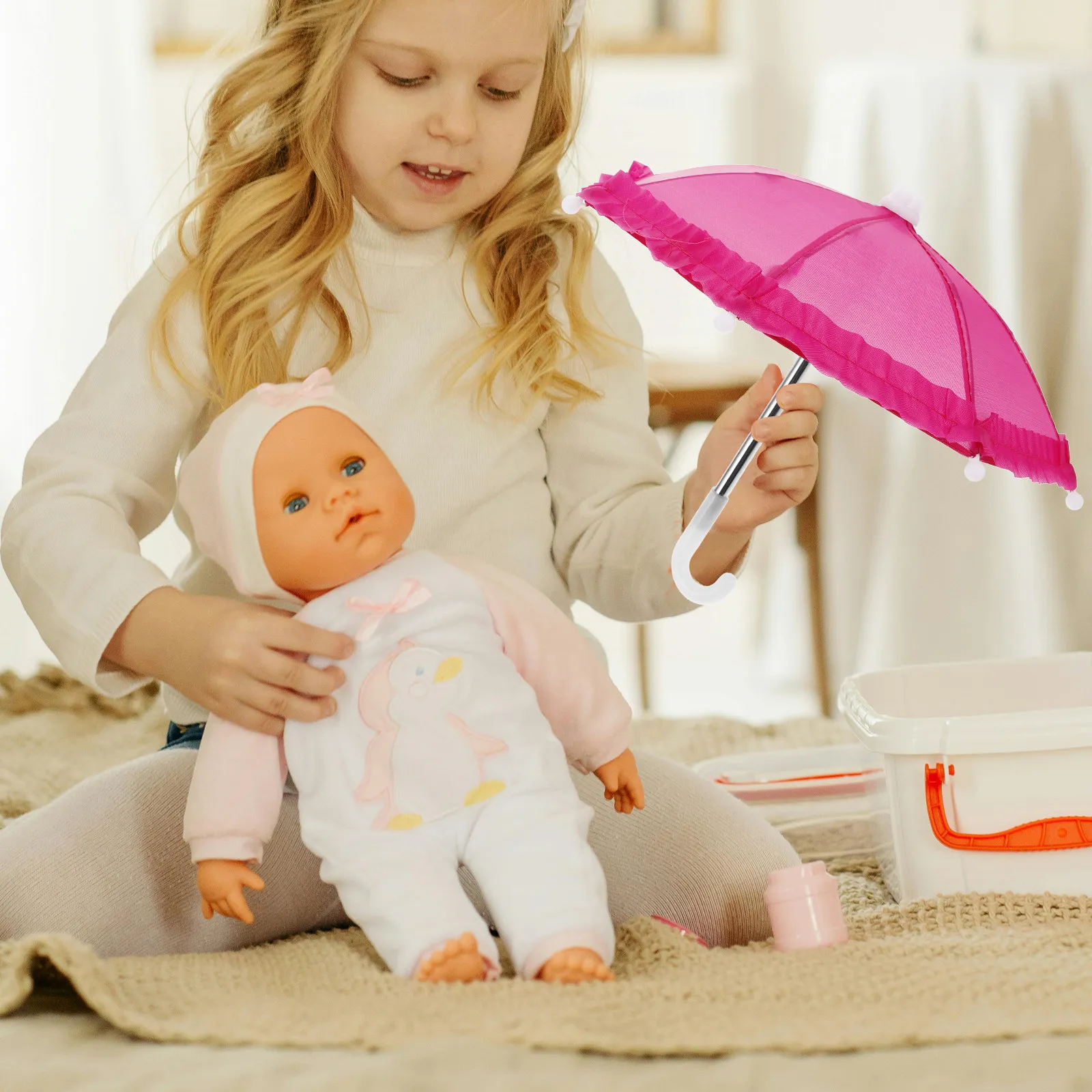 Dollhouse Mini Umbrella 43 Cm Proportional to 18 Inch Garden Patio Decoration Photo Prop Mini Parasol Decorative Umbrella
Dollhouse Mini Umbrella 43 Cm Proportional to 18 Inch Garden Patio Decoration Photo Prop Mini Parasol Decorative Umbrella