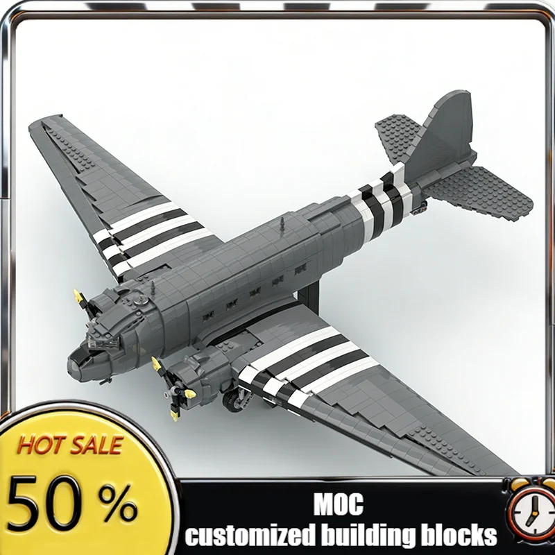 2157 деталей: Конструктор C-47 Skytrain Dakota MOC, модульный набор для сборки, технологичная креативная игрушка для мальчиков, подарок для самостоятельной сборки
2157 деталей: Конструктор C-47 Skytrain Dakota MOC, модульный набор для сборки, технологичная креативная игрушка для мальчиков, подарок для самостоятельной сборки