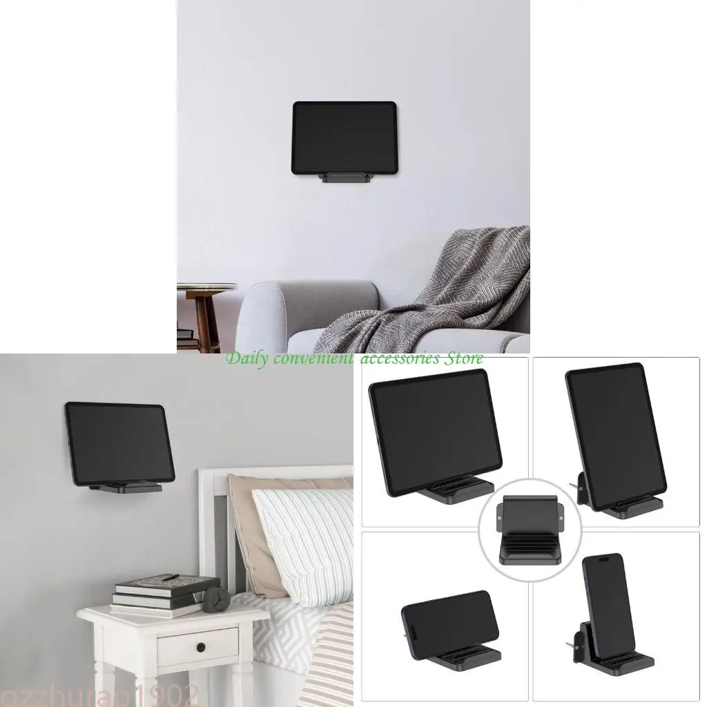 97QB Wall Mounted Tablet and Smartphone Stand Convenient Tablet Wall Holder Bracket for Wall Mount
97QB Wall Mounted Tablet and Smartphone Stand Convenient Tablet Wall Holder Bracket for Wall Mount