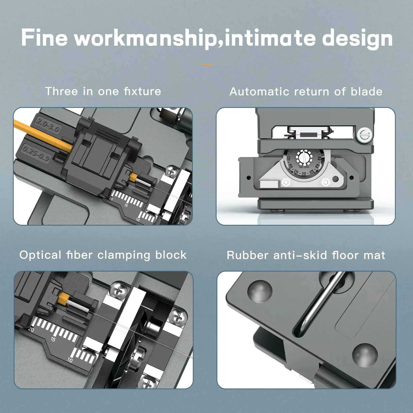 TAWAA FC-30/20 Скалыватель оптического волокна Универсальный держатель 3-в-1 Нож для резки оптического волокна Скалыватель волокна
TAWAA FC-30/20 Скалыватель оптического волокна Универсальный держатель 3-в-1 Нож для резки оптического волокна Скалыватель волокна