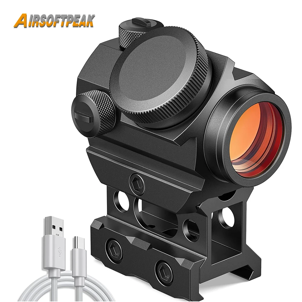 1x20mm Red Dot Sight Type-C Rechargeable Rifle Scope 2 MOA Red Dot Reflex Sight Airsoft Hunting Optical Sight Gun Scope
1x20mm Red Dot Sight Type-C Rechargeable Rifle Scope 2 MOA Red Dot Reflex Sight Airsoft Hunting Optical Sight Gun Scope