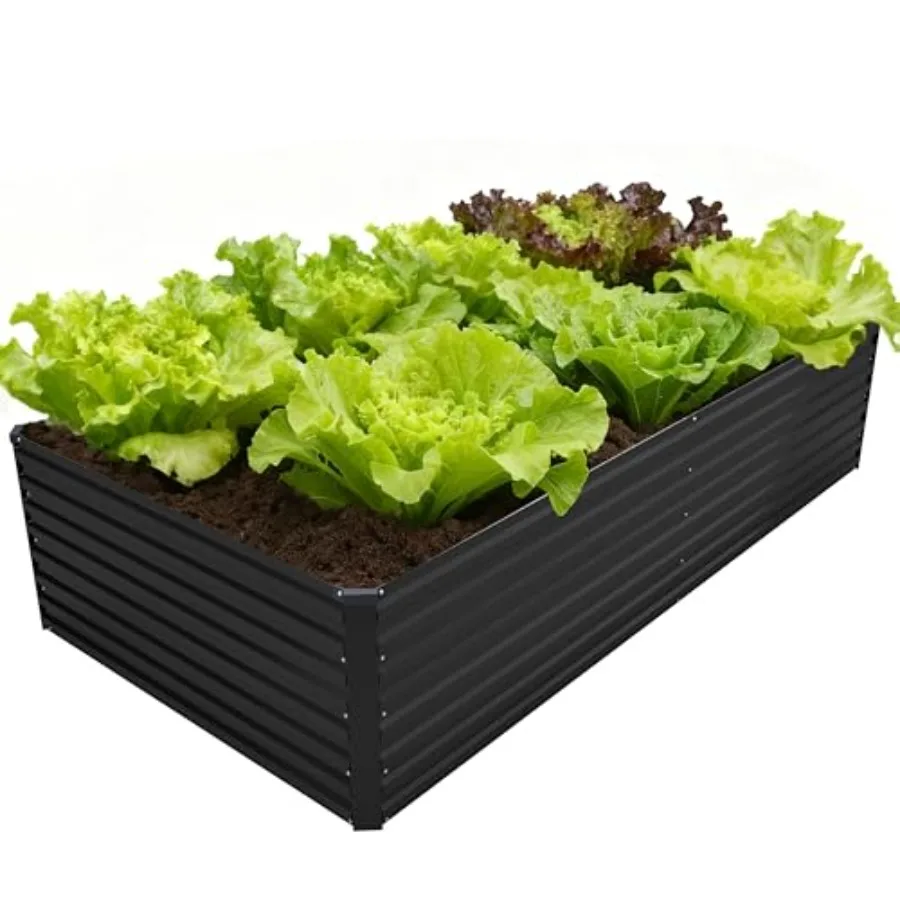 FT Galvanized Raised Garden Bed KitVegetable Plant Boxes-Rectangle Metal Flower Box Large Planter Raised Beds Outdoor Garden fo
FT Galvanized Raised Garden Bed KitVegetable Plant Boxes-Rectangle Metal Flower Box Large Planter Raised Beds Outdoor Garden fo