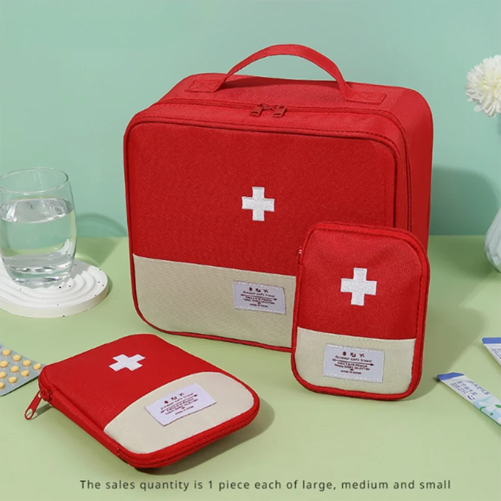 3 Piece Portable First Aid Kit, Cross Design Medicine Organizer, Travel and Business Medical Kit, Large Capacity First Aid Kit
3 Piece Portable First Aid Kit, Cross Design Medicine Organizer, Travel and Business Medical Kit, Large Capacity First Aid Kit