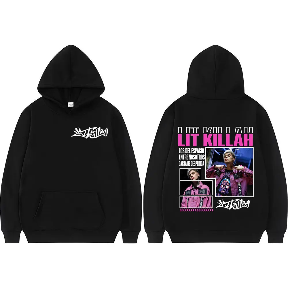 Rapper Lit Killah Album Tour Merch Hoodie Men Harajuku Vintage Fashion Aesthetic Pullover Unisex High Street Hip Hop Sweatshirts
Rapper Lit Killah Album Tour Merch Hoodie Men Harajuku Vintage Fashion Aesthetic Pullover Unisex High Street Hip Hop Sweatshirts