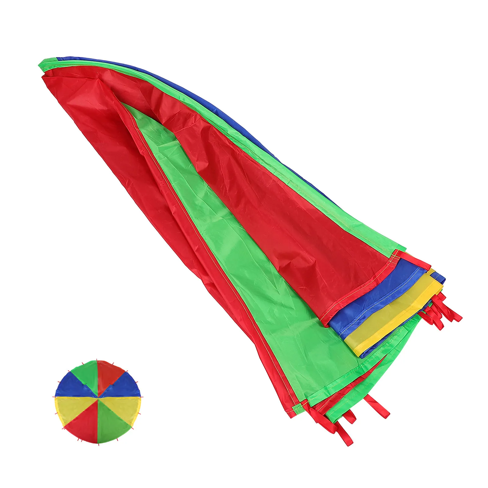 Colorful Rainbow Parachute Early Education Sensory Training Outdoor Group Play Cooperative Team Building Picnic Blanket Tent
Colorful Rainbow Parachute Early Education Sensory Training Outdoor Group Play Cooperative Team Building Picnic Blanket Tent