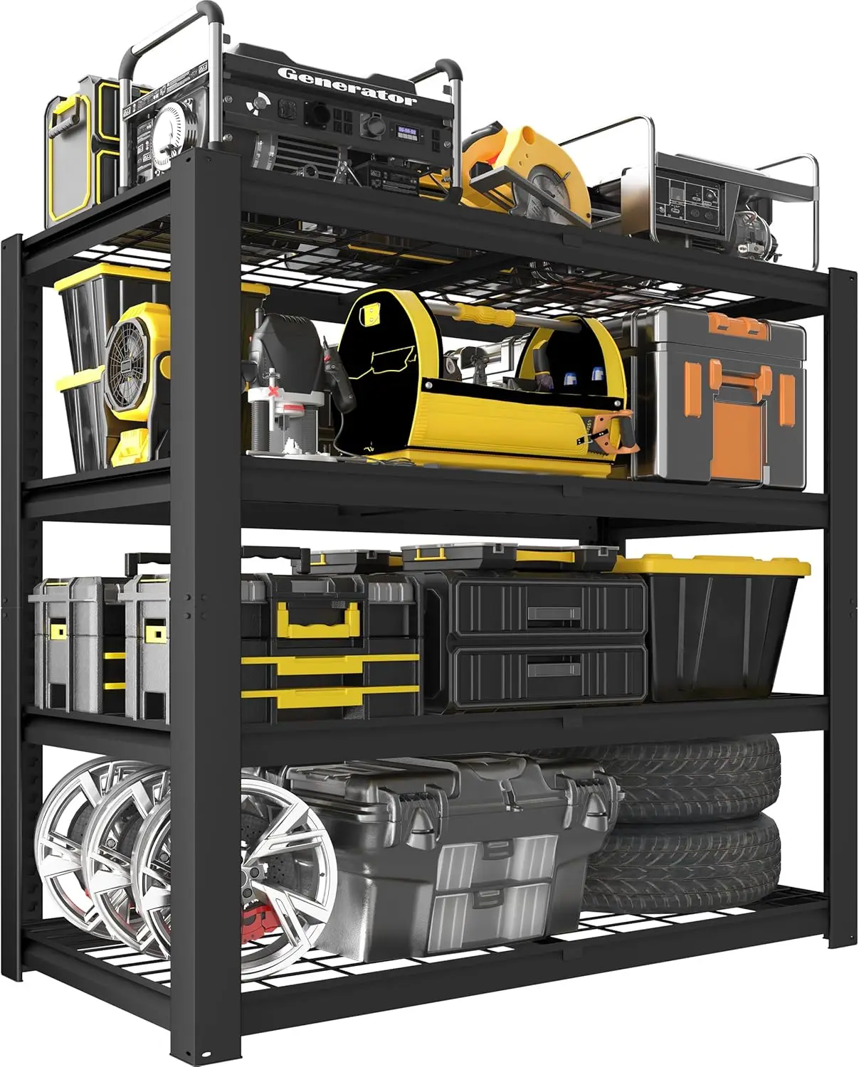 PrimeZone Heavy Duty Storage Shelves - 40" W X 20" D X 60" H Adjustable Garage Wire Shelving Unit, 4 Tier Industrial Metal。
PrimeZone Heavy Duty Storage Shelves - 40" W X 20" D X 60" H Adjustable Garage Wire Shelving Unit, 4 Tier Industrial Metal。