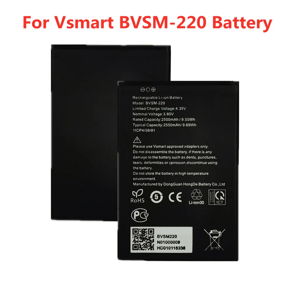 High Quality 2550mAh BVSM-220 Battery For VSMART BVSM 220 BVSM220 Phone Battery Bateria Fast Shipping + Tracking Number
High Quality 2550mAh BVSM-220 Battery For VSMART BVSM 220 BVSM220 Phone Battery Bateria Fast Shipping + Tracking Number