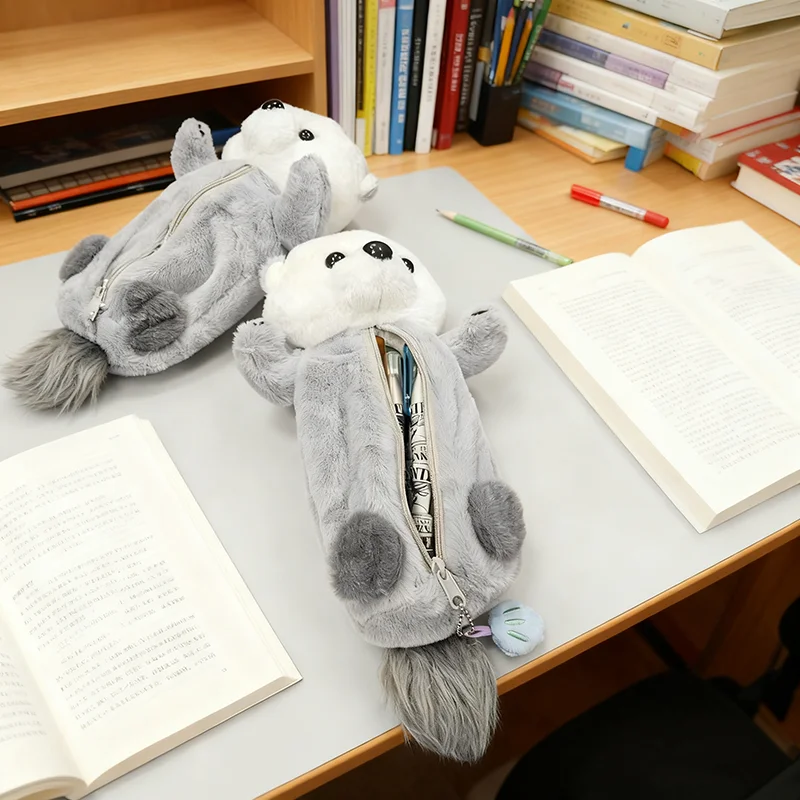 1pcs Pencil bag sea otter plush doll pencil case cute high value stationery bag pencil bag learning supplies stationery 1 set
1pcs Pencil bag sea otter plush doll pencil case cute high value stationery bag pencil bag learning supplies stationery 1 set