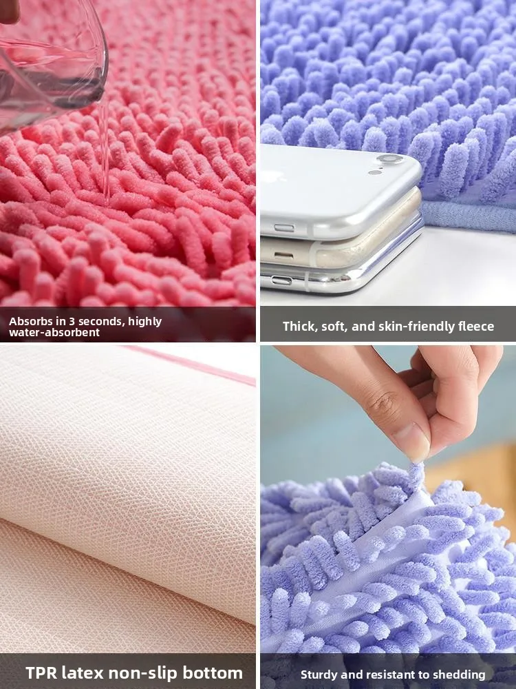 Bathroom Mat Absorbent Door Mat Quick Dry Anti-Slip Carpet Toilet Home Decor Square Finished Product Floor Rug Home Living
Bathroom Mat Absorbent Door Mat Quick Dry Anti-Slip Carpet Toilet Home Decor Square Finished Product Floor Rug Home Living