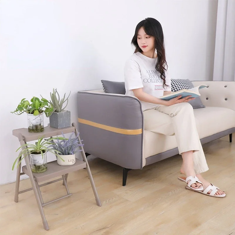 Minimal Folding 2-Step Ladder: Dual-Use Flowerpot Shelf, Small Kitchen High Stool, Compact Stair Bench, Space-Saving Design
Minimal Folding 2-Step Ladder: Dual-Use Flowerpot Shelf, Small Kitchen High Stool, Compact Stair Bench, Space-Saving Design