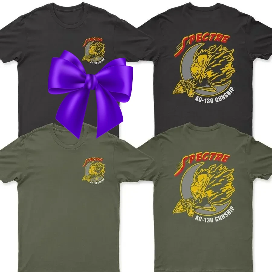 AC-130 Gunship Spectre T-Shirt 100% Cotton O-Neck Summer Short Sleeve Casual Mens T-shirt Size S-3XL
AC-130 Gunship Spectre T-Shirt 100% Cotton O-Neck Summer Short Sleeve Casual Mens T-shirt Size S-3XL