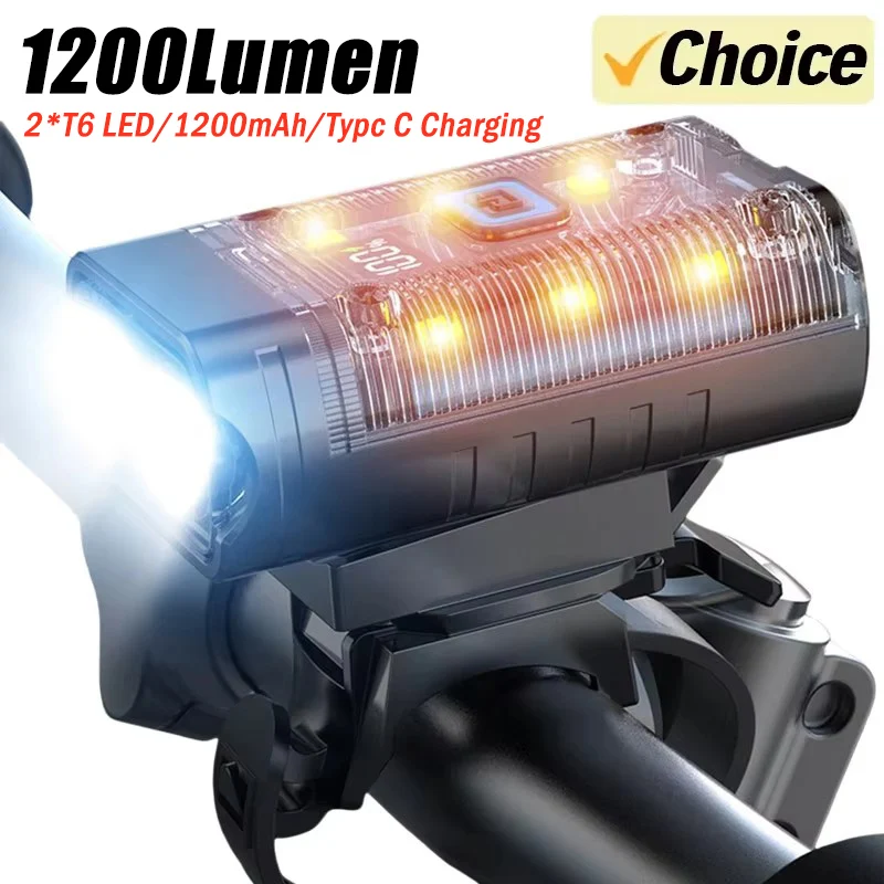 T6 Led Bicycle Light High Bright Cycling Front Lamp TypeC Rechargeable MTB Road Bike Headlight Lantern Lighting for Night Riding
T6 Led Bicycle Light High Bright Cycling Front Lamp TypeC Rechargeable MTB Road Bike Headlight Lantern Lighting for Night Riding