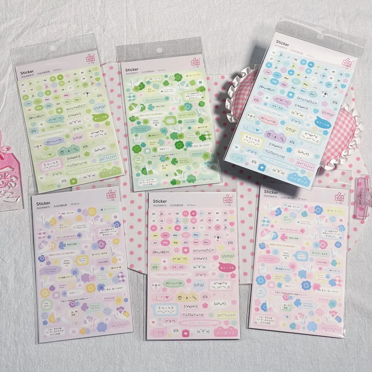 MINKYS New Arrival Four-leaf Clover Words Letters DIY Sticker Confetti Phone Camera Laptop Decorative Journal
MINKYS New Arrival Four-leaf Clover Words Letters DIY Sticker Confetti Phone Camera Laptop Decorative Journal