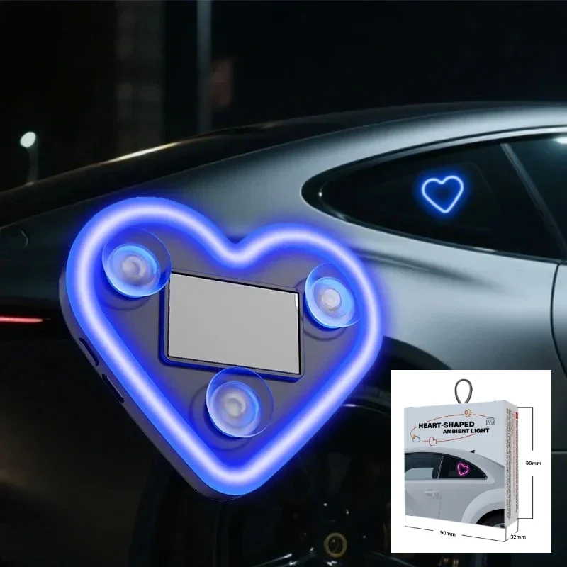 Новый интерьер автомобиля в форме сердца атмосферный светильник - на солнечной энергии, без проводов, треугольный оконный светильник
Новый интерьер автомобиля в форме сердца атмосферный светильник - на солнечной энергии, без проводов, треугольный оконный светильник