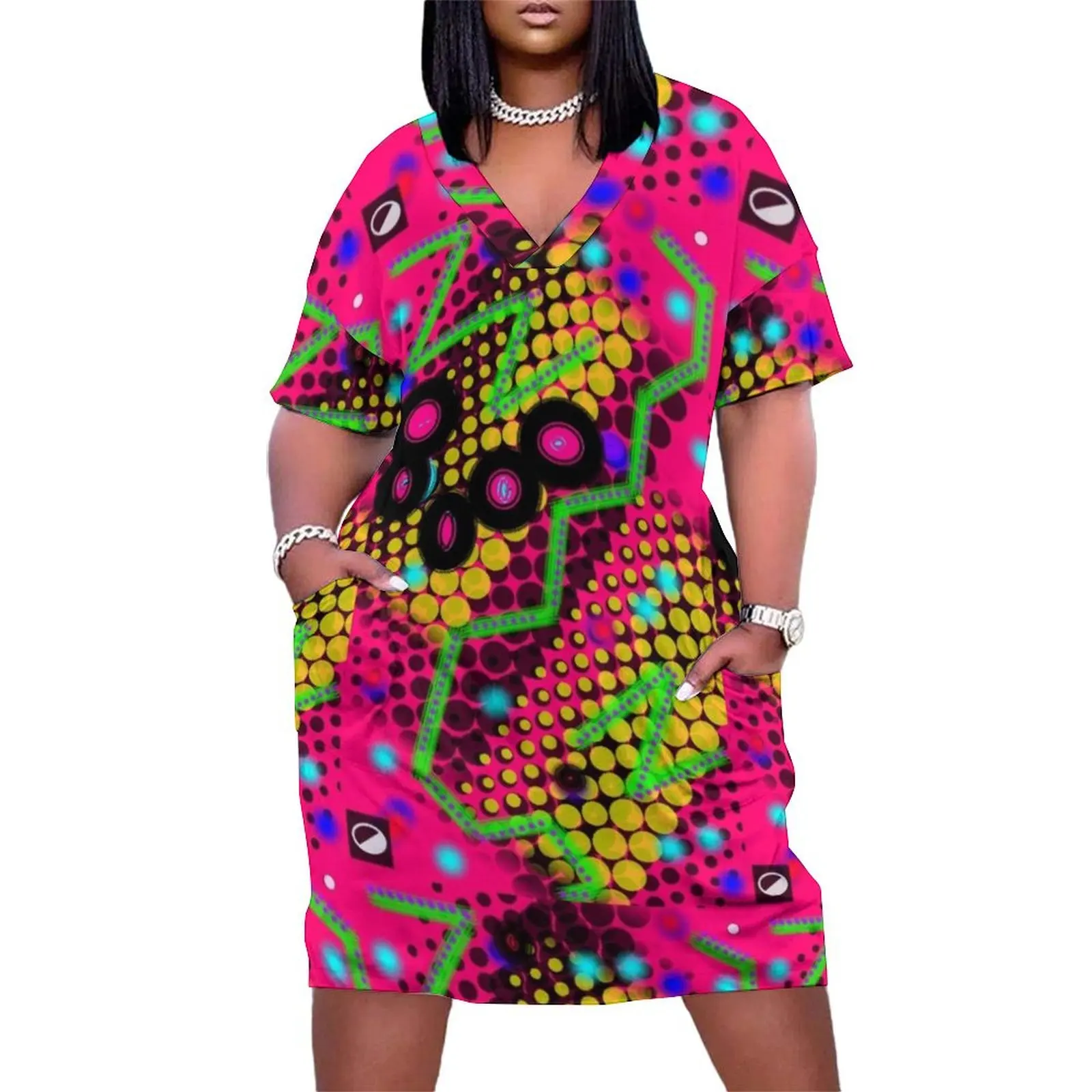 Disco Spaz City Loose Pocket Dress dresses summer woman 2025 summer dress woman 2025 Cocktail of dresses
Disco Spaz City Loose Pocket Dress dresses summer woman 2025 summer dress woman 2025 Cocktail of dresses