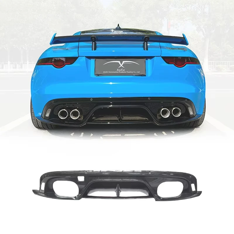 Rear Diffuser Modification Suitable for Jaguar F-type SVR Modified Rear Bumper, Rear Diffuser Body Kit Glossy Black Carbon Fiber
Rear Diffuser Modification Suitable for Jaguar F-type SVR Modified Rear Bumper, Rear Diffuser Body Kit Glossy Black Carbon Fiber