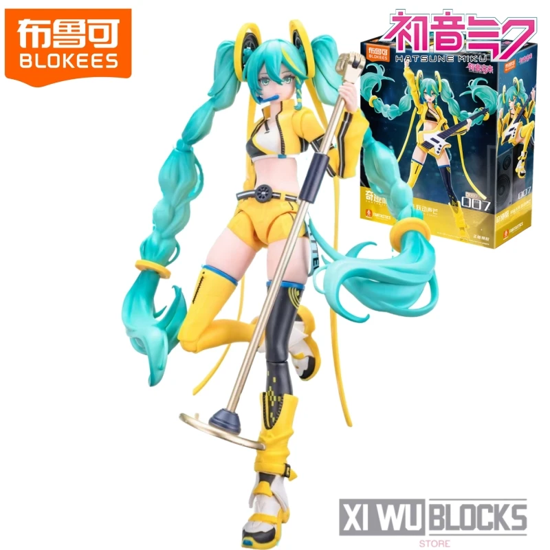 Строительный блок BLOKEES Hatsune Miku Movable Miracle Edition, анимационная модель, украшения, коллекция игрушек, подарки
Строительный блок BLOKEES Hatsune Miku Movable Miracle Edition, анимационная модель, украшения, коллекция игрушек, подарки