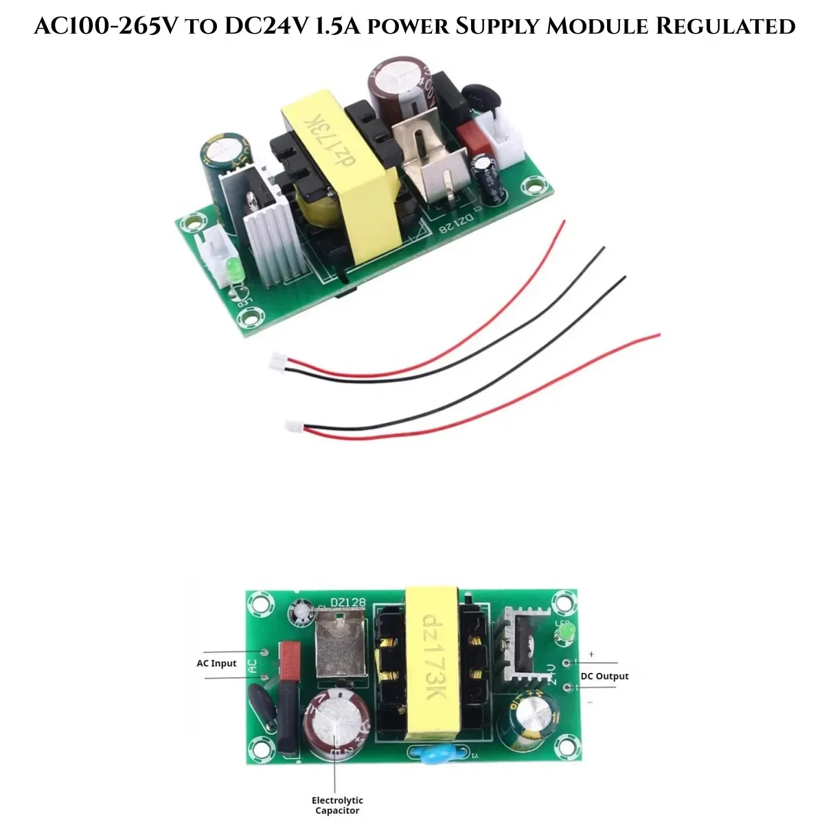 AC to DC Switching Power Supply Module 36W Step-down Power Supply Board AC100-265V to DC24V 1.5A power Supply Module Regulated
AC to DC Switching Power Supply Module 36W Step-down Power Supply Board AC100-265V to DC24V 1.5A power Supply Module Regulated