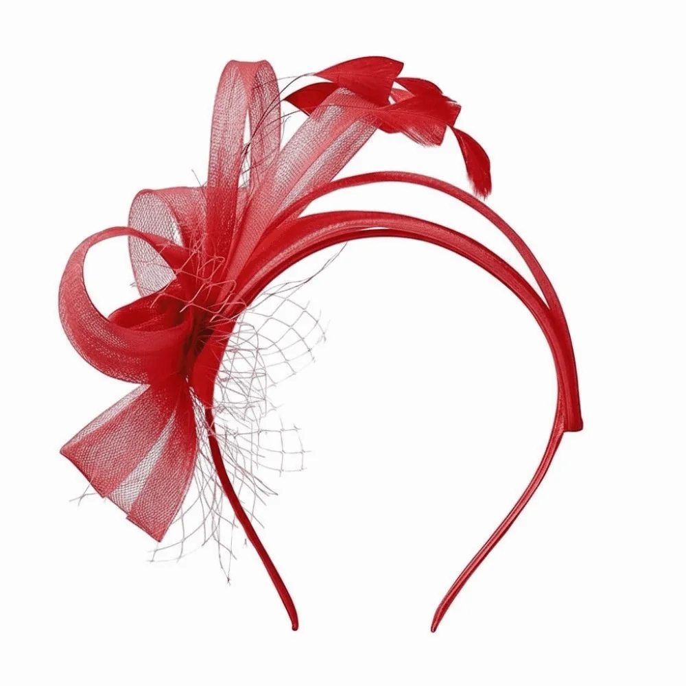 Hair Accessories Feather Mesh Headband Vintage Headwear Elegant Fascinator Hair Hoop Creative Solid Color
Hair Accessories Feather Mesh Headband Vintage Headwear Elegant Fascinator Hair Hoop Creative Solid Color